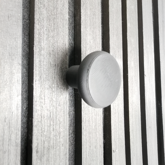 Ronde knop/hanger voor wandpanelen - klein
